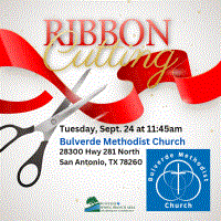 Ribbon Cutting for Bulverde Methodist Church