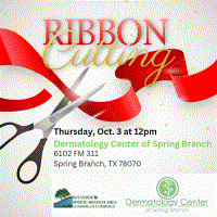 Ribbon Cutting for Dermatology Center at Spring Branch