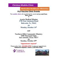 FLU Vaccine Clinic Events Acacia Medical Mission