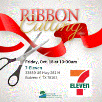 Ribbon Cutting for 7 Eleven