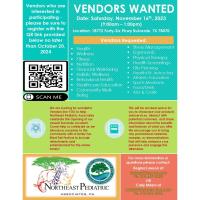 Vendors Wanted for Event on Nov 16