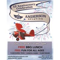 15th Anniversary Celebration with Anderson Aviation!