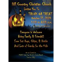 Trunk or Treat with Hill Country Christian Church