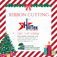 Ribbon Cutting for HillTex Pest Control