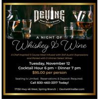 A Night of Whiskey & Wine at Devine Wine Bar & Bistro