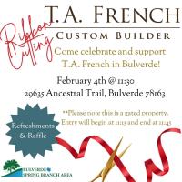 Ribbon Cutting for TA French Custom Homes