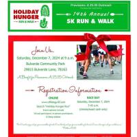 14th Annual Holiday Hunger Run