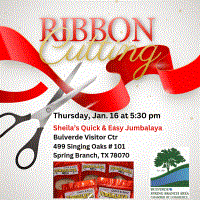 Ribbon Cutting for Sheila's Quick & Easy Jumbalaya