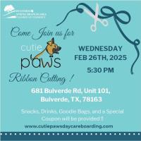 Ribbon Cutting for Cutie Paws