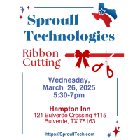 Ribbon Cutting for Sproull Technology