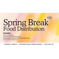 Spring Break Food Distribution thru CBC