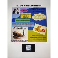PET CPR & FIRST AID CLASSES