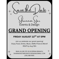 Ribbon Cutting for Shannon Star Events & Designs