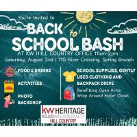 Back to School Bash at KW Hill Country Office