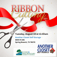 Ribbon Cutting for Another Closet Self Storage - Spring Branch