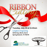 Ribbon Cutting for Longhorn Engraving