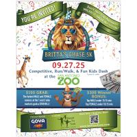 Britta's Chase 5K at the SA Zoo!