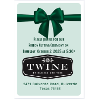Ribbon Cutting for Twine by Daisies and Vine
