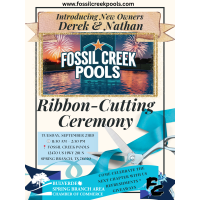 Ribbon Cutting for Fossil Creek Pools