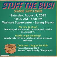 Stuff the Bus School Supply Drive