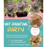 Hat Painting Party @ Dry Comal Creek Vineyards