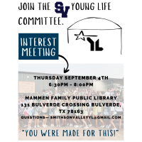 SV Young Life Interest Meeting
