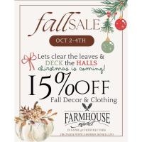 Fall Sale at Farmhouse Market!