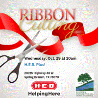 Ribbon Cutting for H.E.B. Plus!