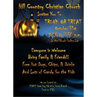 Trunk or Treat at Hill Country Christian Church