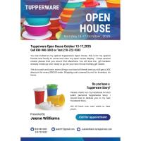 Tupperware OPEN HOUSE