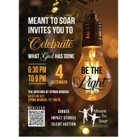 Be the Light with Meant to Soar-Save the Date
