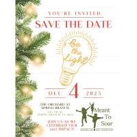 Be the Light with Meant to Soar-Save the Date