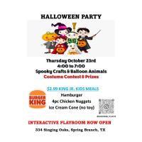 Halloween Party at Burger King