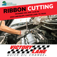 Ribbon Cutting - Victory Lane