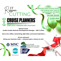Ribbon Cutting for Cruise Planners-Christina Hasegawa