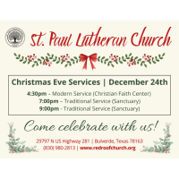 Christmas Eve with St Paul Lutheran Church