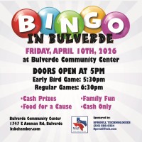 Bingo in Bulverde presented by Sproull Technologies LLC