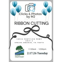 Ribbon Cutting for Clicks & Photos by MJ