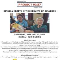 Bingo & Crafts with Senior Adults @ The Heights of Bulverde