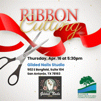 Ribbon Cutting for Gilded Nails Studio