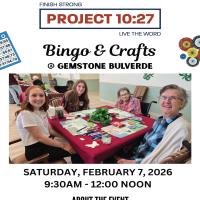 Bingo & Crafts with Seniors @ Gemstone Senior Living Community