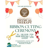 Ribbon Cutting for Smithson Valley Physical Therapy