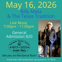 Billy Mata Live at Anhalt Hall!