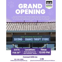 Grand Opening San Antonio Pets Alive Second Hand Thrift Store