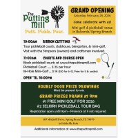 Ribbon Cutting for The Putting Mill