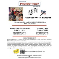 Singing w/Seniors