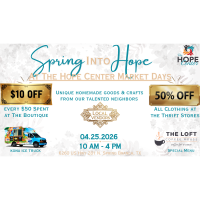 Spring Into Hope at The Hope Center Market Days