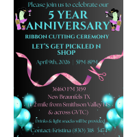 Ribbon Cutting Let's Get Pickled 'n Shop!