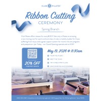 Ribbon Cutting for Club Pilates Spring Branch