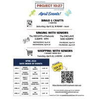 Project 10:27 Bingo & Crafts Event